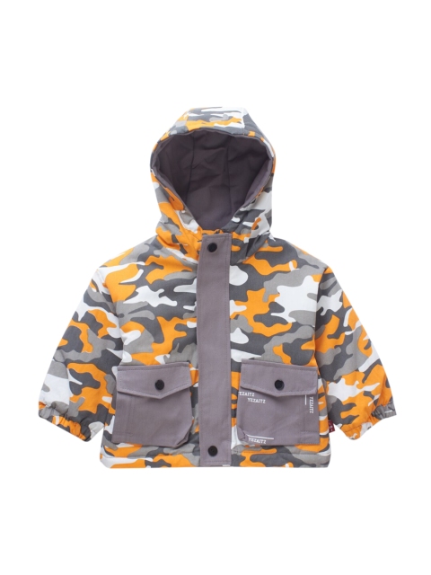 

SteezMe Unisex Kids Orange Crop Tailored Jacket