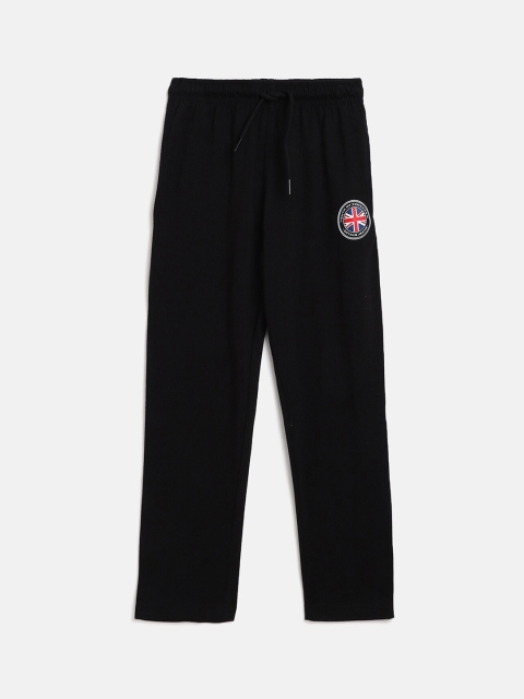 

Octave Boys Black Solid Cotton Track Pants