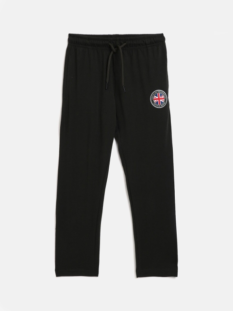 

Octave Boys Olive Solid Cotton Regular-Fit Track Pants