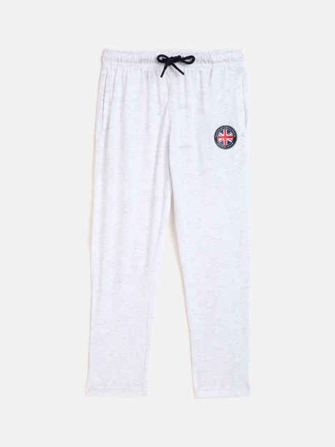 

Octave Boys White Solid Regular-Fit Cotton Track Pants