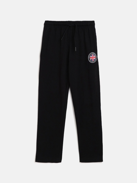 

Octave Boys Black Solid Cotton Track Pants