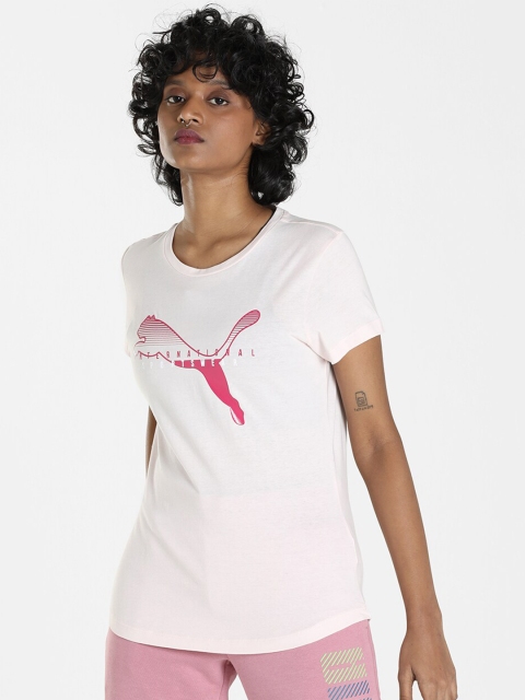 

Puma Women Pink Printed T-shirt