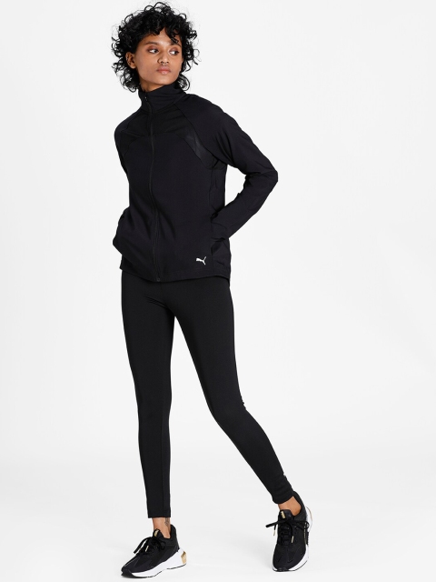 

Puma Women Black Yogini Woven Suit with dryCELL Technology