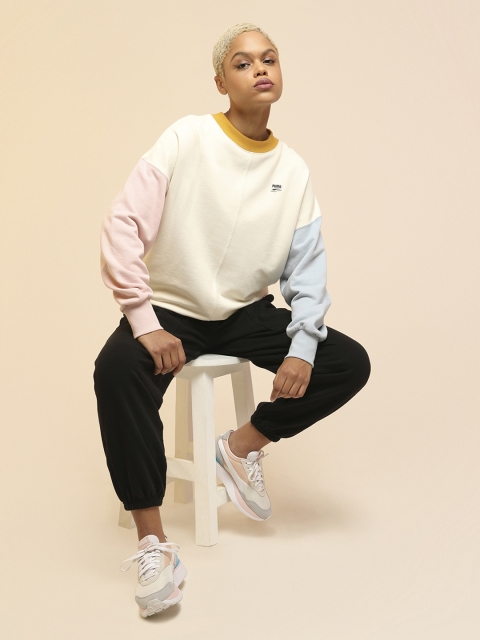

Puma Women Off-White Downtown Oversized Crew