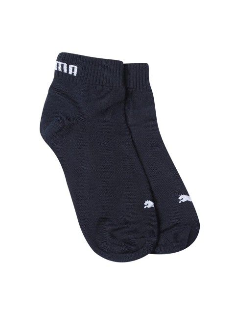 

Puma Adults-Unisex Set Of 2 Navy Blue Solid Socks