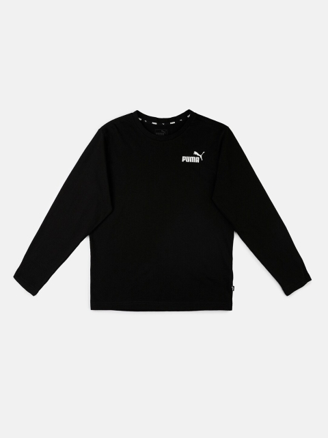 

Puma Boys Black Crew Neck T-Shirt