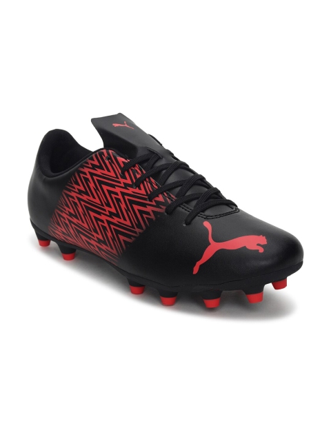 

Puma Men Black & Red Tacto FG Football Boots