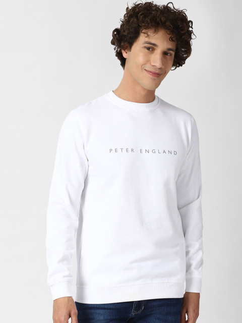

Peter England Casuals Men White Sweatshirt
