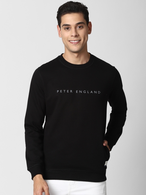

Peter England Casuals Men Black Sweatshirt