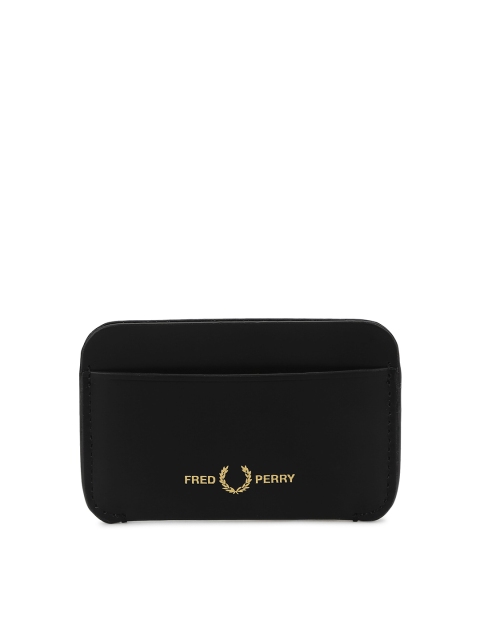 

Fred Perry Men Black Leather Money Clip