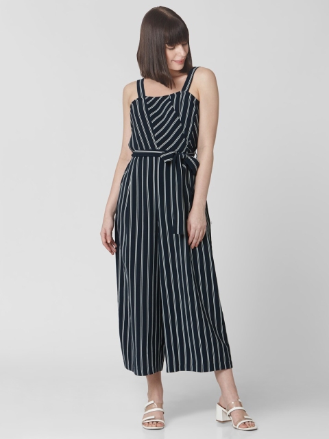 

Vero Moda Blue & White Striped Basic Jumpsuit