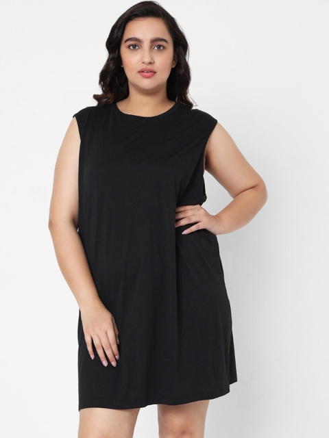 

Vero Moda Black A-Line Dress