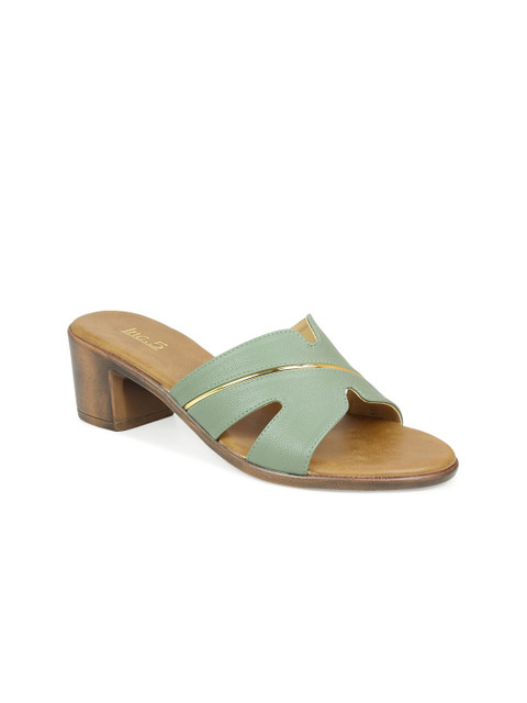 

Inc 5 Women Green Block Heels