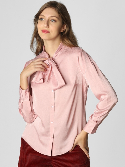 

Vero Moda Women Pink Opaque Casual Shirt