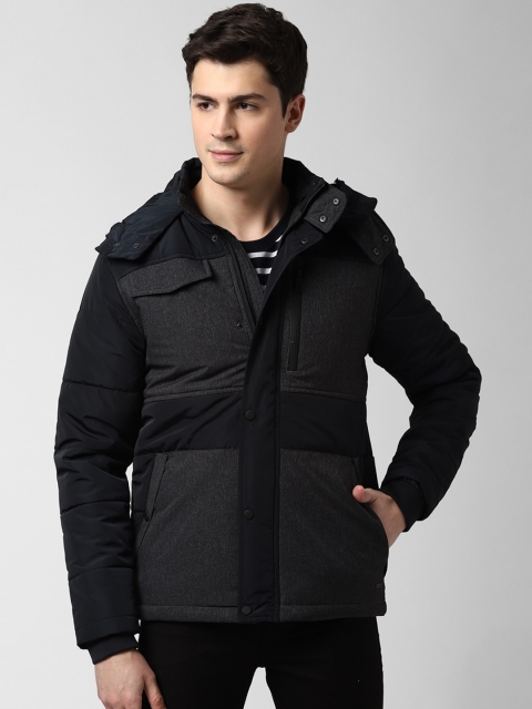 

Peter England Casuals Men Black Padded Jacket