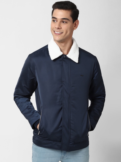 

Peter England Casuals Men Navy Blue Tailored Jacket