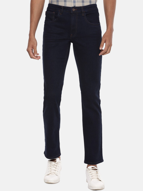 

VAN HEUSEN DENIM LABS Men Navy Blue Slim Fit Jeans