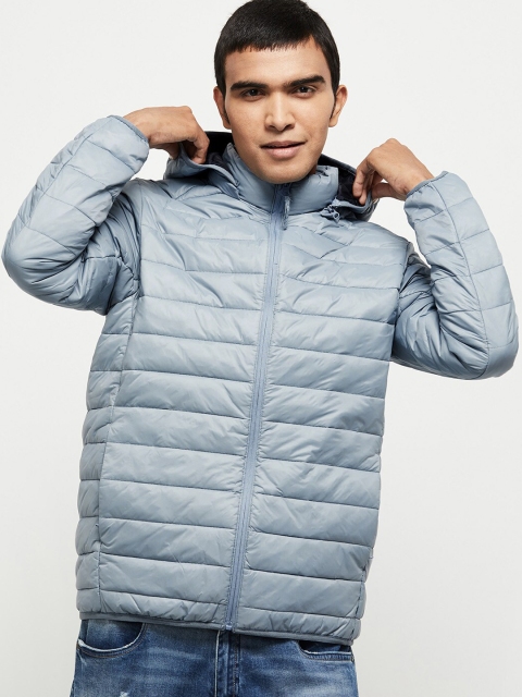 

max Men Grey Padded Jacket