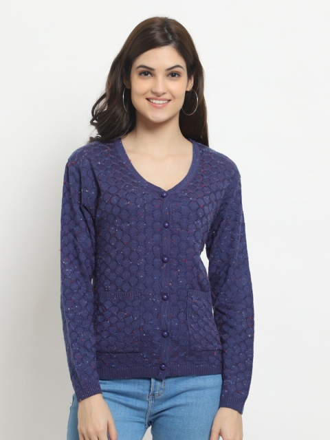

HALTON HILLS Women Blue Cardigan