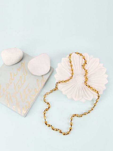 

SANGEETA BOOCHRA Gold-Toned Silver Gold-Plated Chain