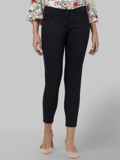 

Park Avenue Woman Women Black Skinny Fit Trousers
