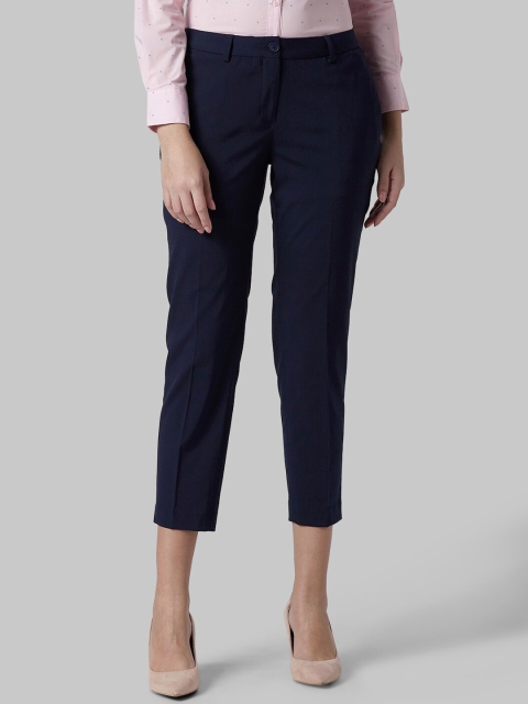 

Park Avenue Woman Women Blue Slim Fit Trousers