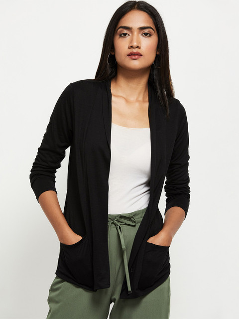 

max Women Black Shrug