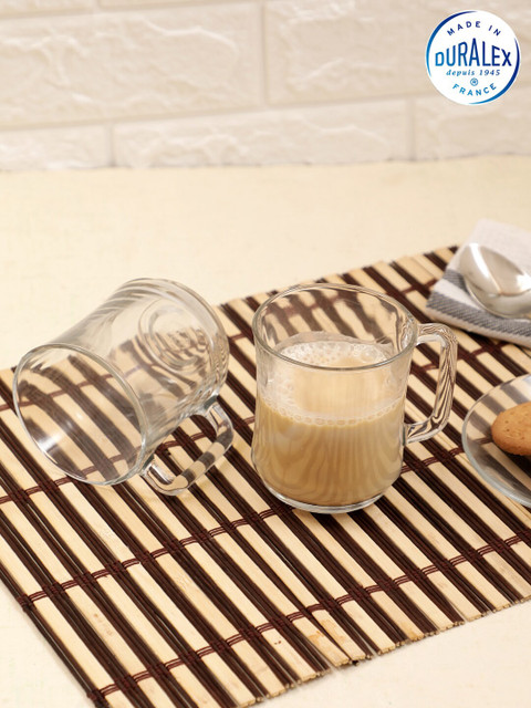 

DURALEX 6 Transparent Solid Glass Transparent Cups