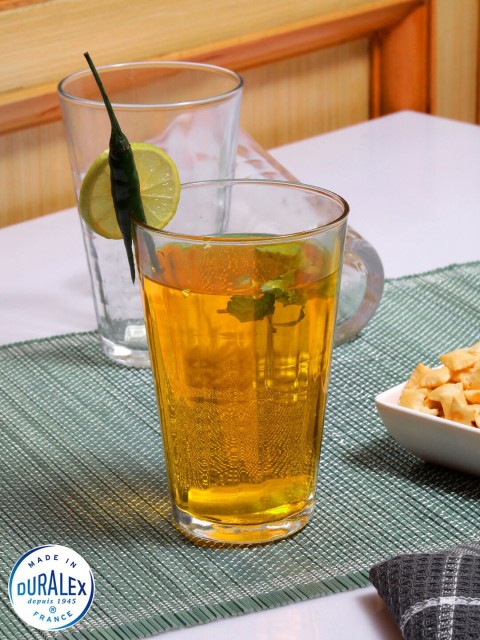 

Duralex 6 Pcs Transparent Prisme Clear Highball Glass Tumblers