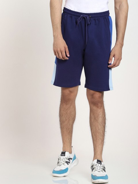 

Bewakoof Men Blue Regular Shorts