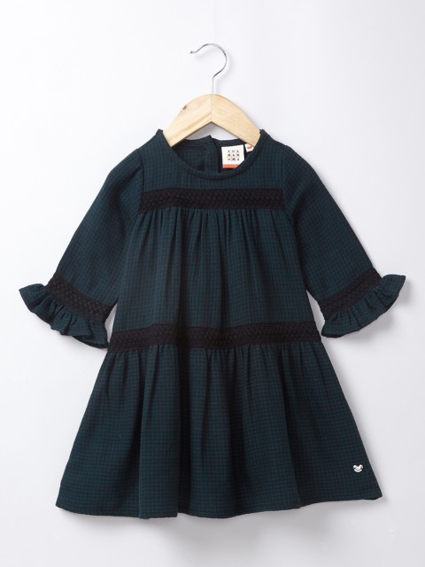 

Ed-a-Mamma Green Checked Cotton Dress