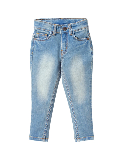 

Ed-a-Mamma Boys Blue Heavy Fade Stretchable Sustainable Jeans