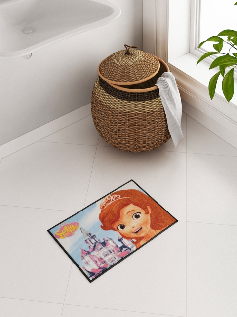 

SPACES Kids Blue Sofia The First Print Rectangular Bath Rug