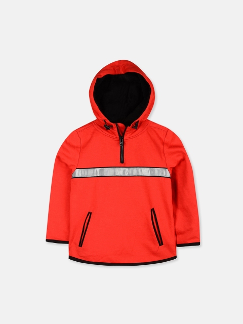 

Cherry Crumble Boys Red Hooded Sweatshirt