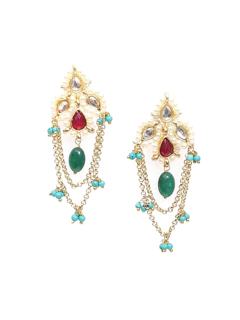 

Biba Green & Red Classic Drop Earrings