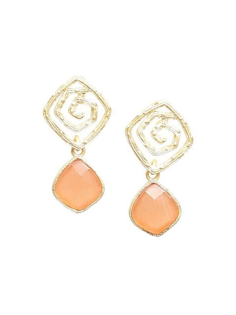 

Biba Woman Orange Contemporary Drop Earrings