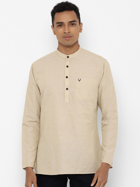 

Allen Solly Men Beige Slim Fit Opaque Casual Shirt