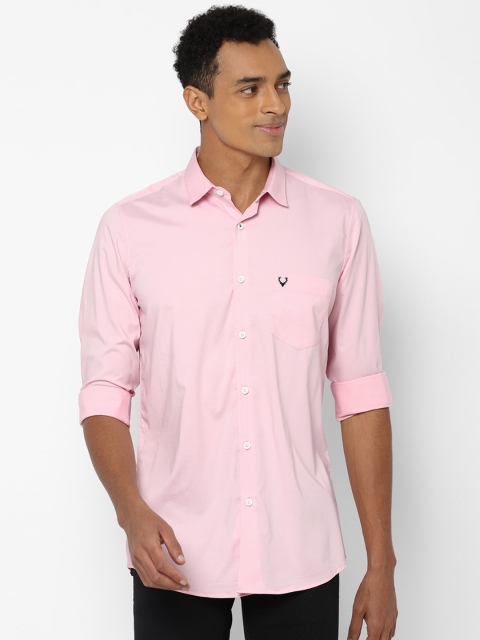 

Allen Solly Men Pink Slim Fit Opaque Casual Shirt