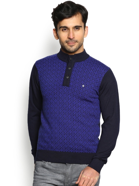 

Blackberrys Men Blue Sweater