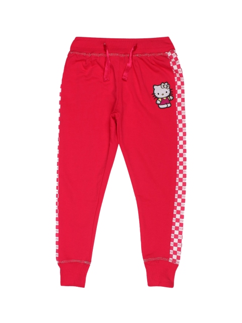 

Kids Ville Girls Red Hello Kitty Printed Mid Rise Pyjama