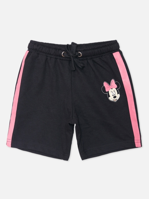 

Kids Ville Mickey & Friends FeaturedGirls Black Pure Cotton Regular Shorts