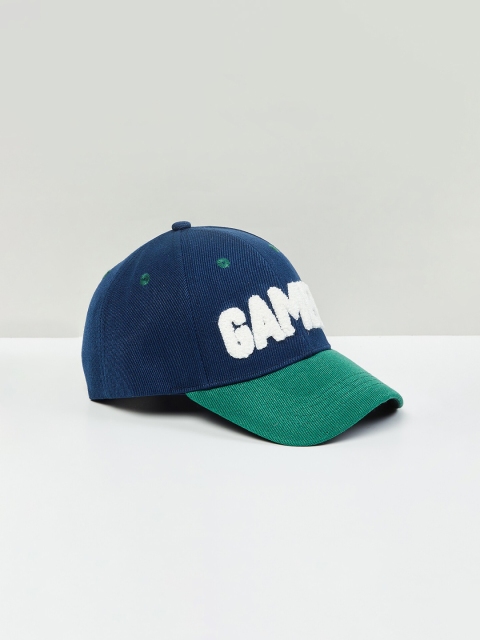 

max Boys Blue & Teal Printed Baseball Cap