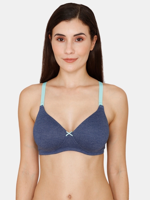 

Rosaline by Zivame Blue T-shirt Bra Lightly Padded