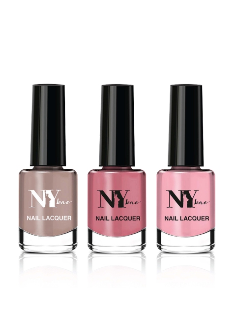 

NY Bae Set of 3 Creme Nail Lacquer, Multi