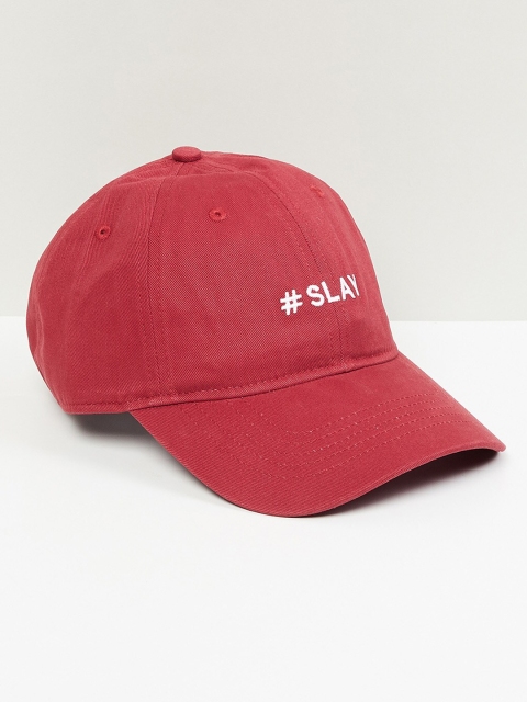 

max Women Pink Embroidered Baseball Cap