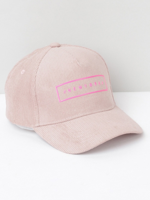 

max Women Pink Printed Pure Cotton Baseball Cap