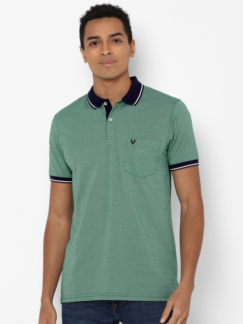 

Allen Solly Men Green Polo Collar T-shirt
