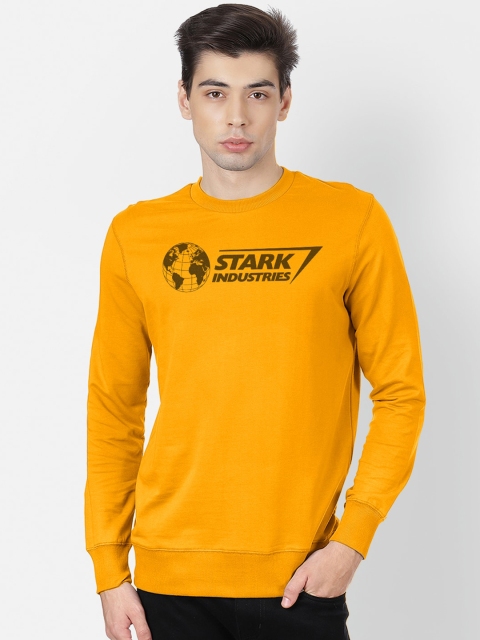 

Free Authority Men Yellow Printed Sweatshirt
