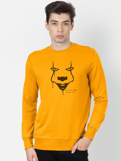 

Free Authority Men Yellow Printed Sweatshirt