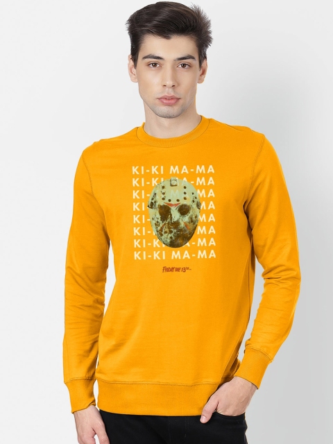 

Free Authority Men Yellow Printed Sweatshirt